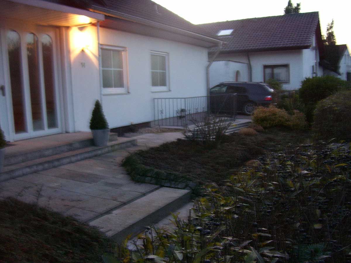 Hausgarten Goller — vorher