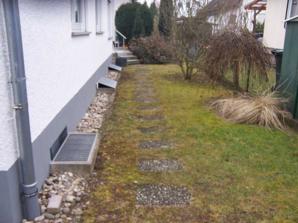 Hausgarten Strümpfelbach — vorher
